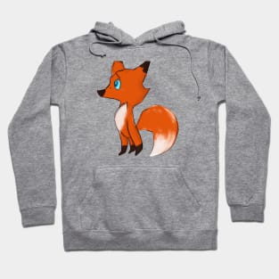 Cute Fox Drawing Hoodie